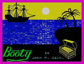 Booty.
by
John F. Cain.