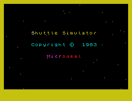 Shuttle Simulator
Copyright ©  1983
Midl