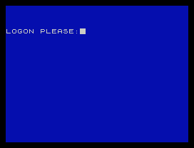 Hacker.
LOGON PLEASE: