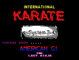 International Karate.
COMING SOON .....