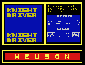 Knight Driver.
Please  wait
for the game
to load.
O