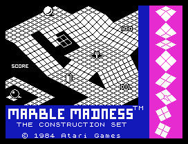 Marble Madness.
TM
THE CONSTRUCTION SET
© 1984 Atari Games