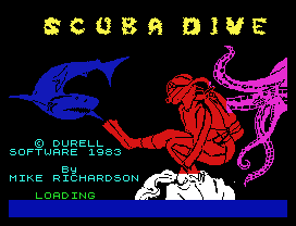 Scuba Dive.
© DURELL
SOFTWARE 1983
By
MIKE RICHARDSON
LOADING