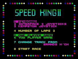 Speed King 2.
BO
O
MP  O   O
MB   O  L P
O   PL       M
O PL       M
H             OM
B      H  H