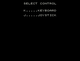 Star Warrior.
SELECT CONTROL
K.....KEYBOARD
J.....JOYSTICK