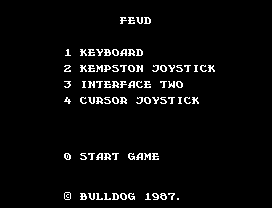 Feud.
1
1   .