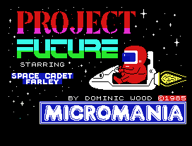 Project Future.
BY DOMINIC WOOD ©1985