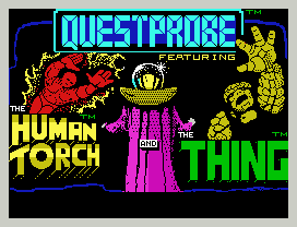 Human Torch and the Thing.
---